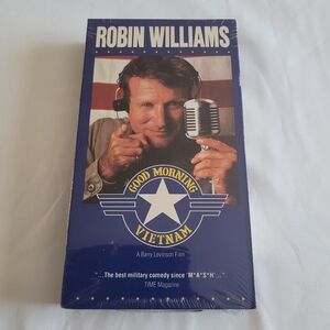 VHS Good Morning Vietnam Military 80s‎ Comedy 1987 Robin Williams Factory Sealed